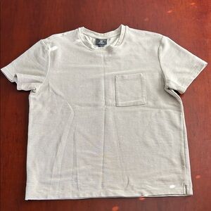 H&M Light Beige Short Sleeve Tee